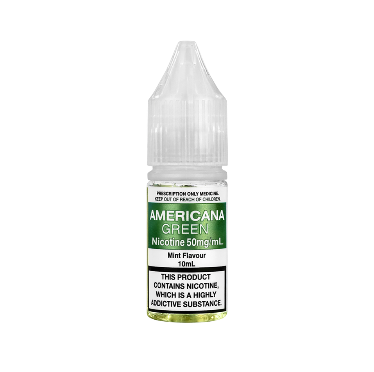nicotine vape juice prescription Americana Green Mint Salts (1 x 10ml) – Tabuu