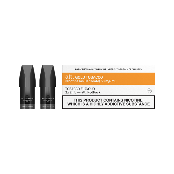 alt. Gold Tobacco Pods (2 x 2ml) – Tabuu
