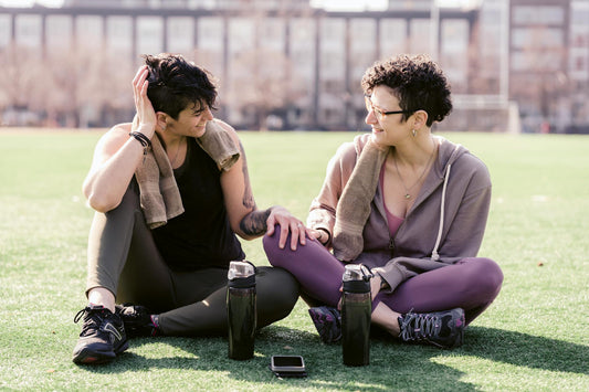 Two Women laughing