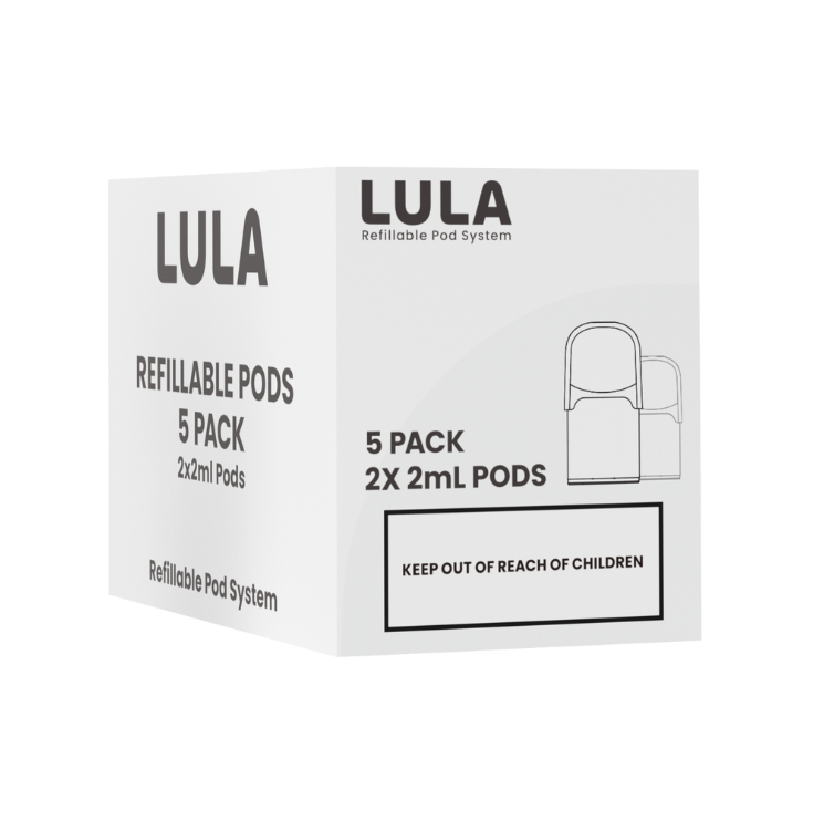 LULA 5 Pack Refillable Pods (10 x 2ml)