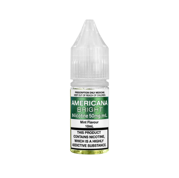nicotine vape juice prescription Americana Bright Mint Salts (1 x 10ml) – Tabuu