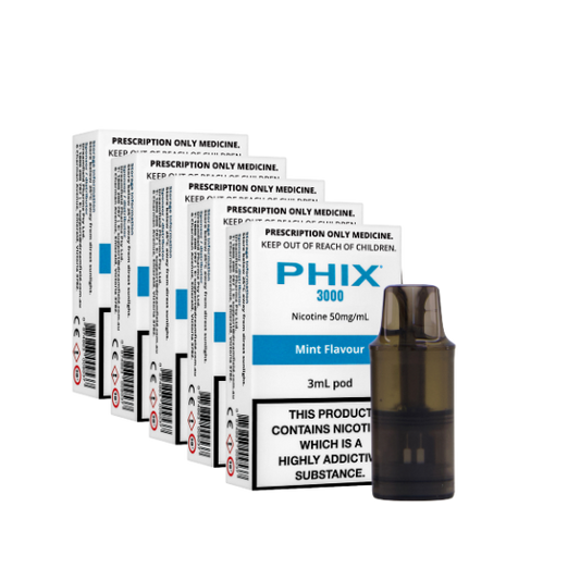 PHIX 3000 5 Pack of Pods (5 x 3ml)