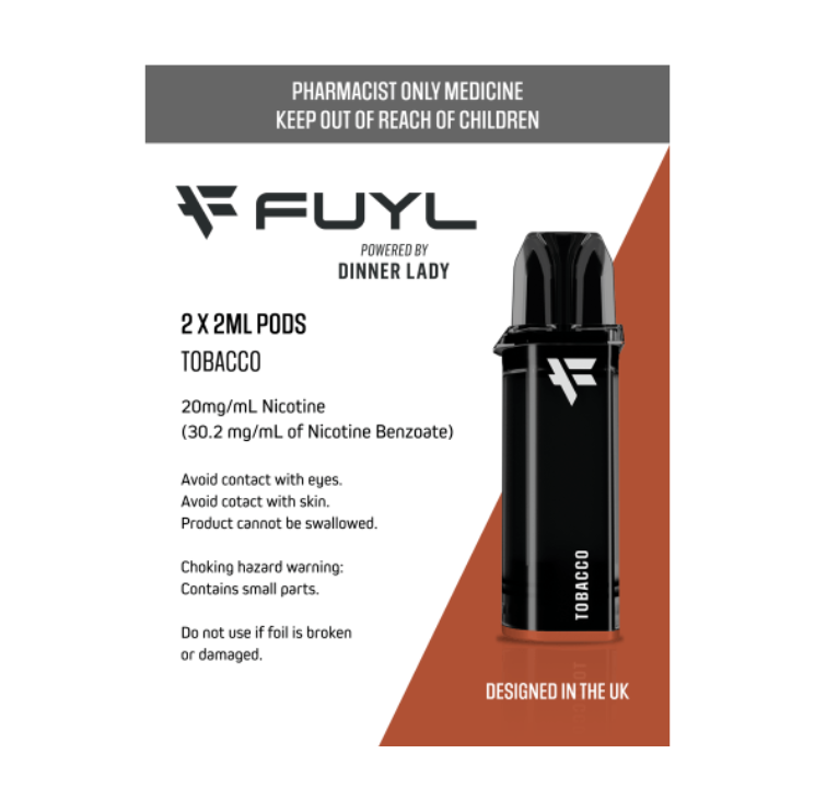 FUYL Tobacco Pods (2 x 2ml)