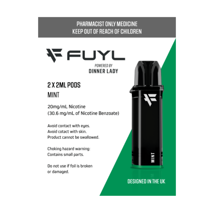 FUYL Mint Pods (2 x 2ml)