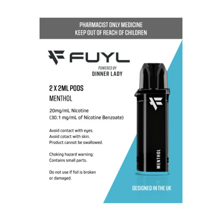 FUYL Menthol Pods (2 x 2ml)