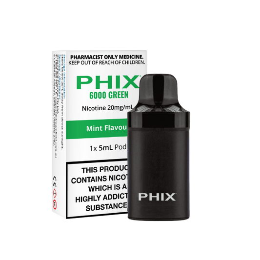 Phix 6000 Green Mint Pods (1 x 5ml)
